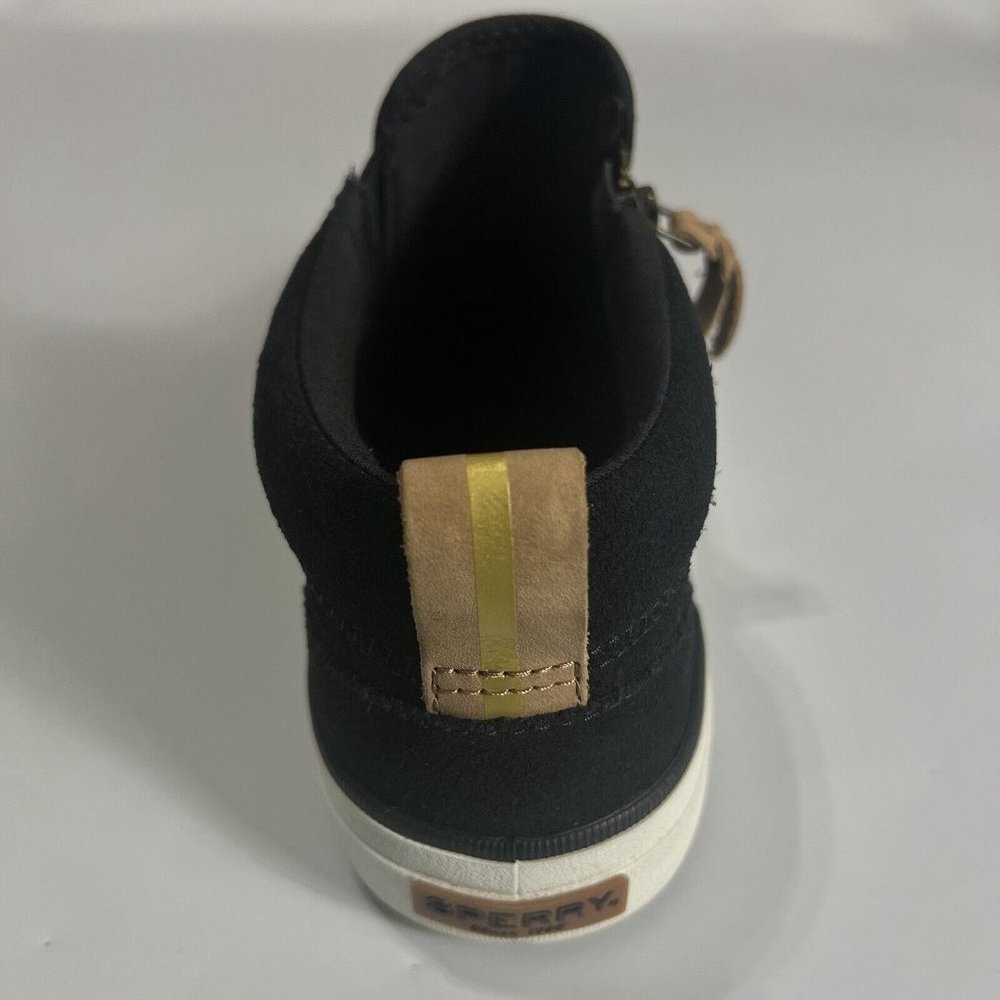 Sperry STS86853 Women's Crest Lug Side Zip Suede Chukka Shoes Black Size… - Picture 12 of 15